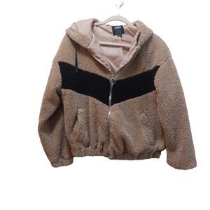 Cisono Ladies Long Sleeve Sherpa Style Jacket